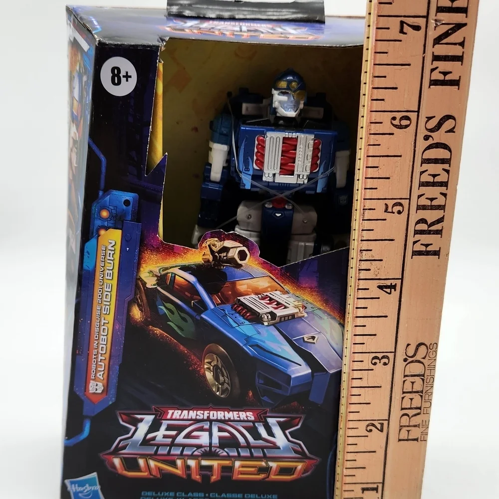 New Transformers Side Burn Autobot Legacy United Hasbro Deluxe Action Figure.